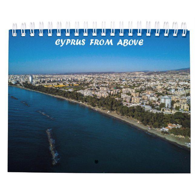 Cyprus from the air Calendar (Back)