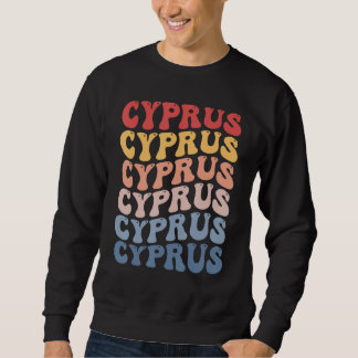 Cyprus Groovy Retro Cypriot Sweatshirt