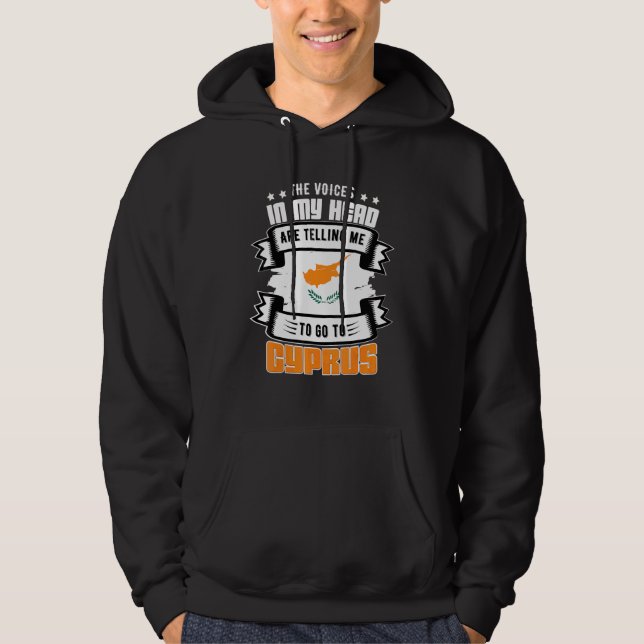 Cyprus In My Head Hoodie (Front)