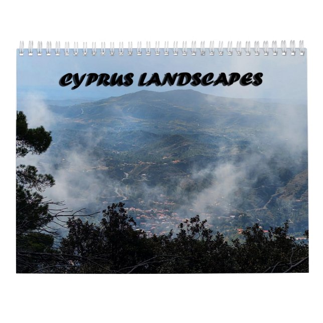 Cyprus landscapes Calendar (Back)