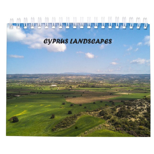 Cyprus Landscapes calendar (Back)