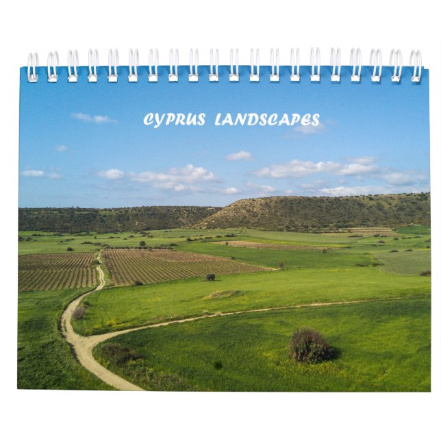 Cyprus landscapes calendar (Back)