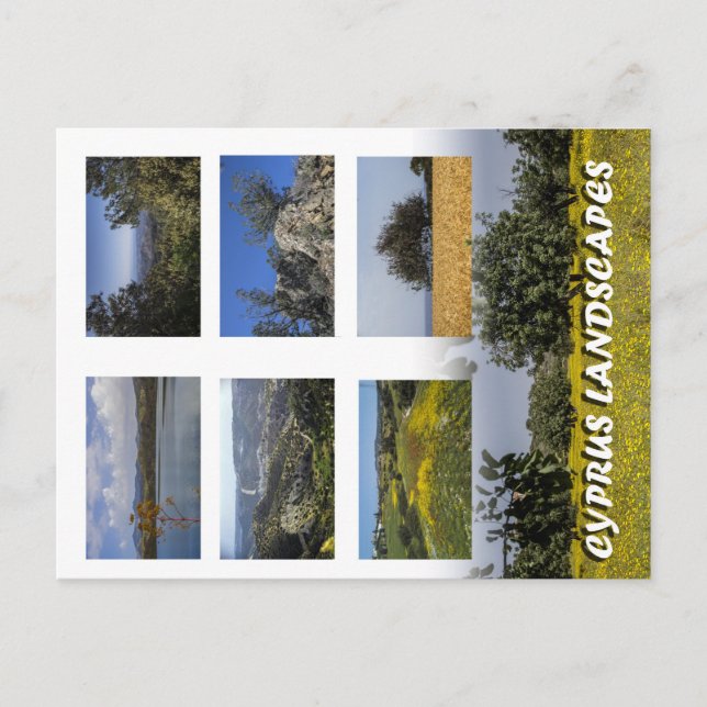 Cyprus landscapes postcard (Front)