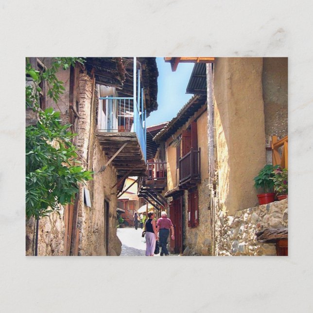Cyprus mountain village postcard (Front)