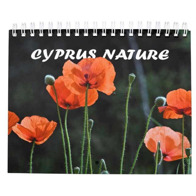 Cyprus nature calendar Calendar (Back)
