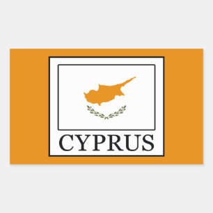 Cyprus Rectangular Sticker