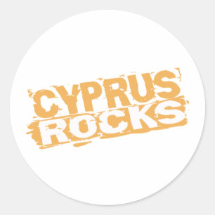 Cyprus Rocks Classic Round Sticker