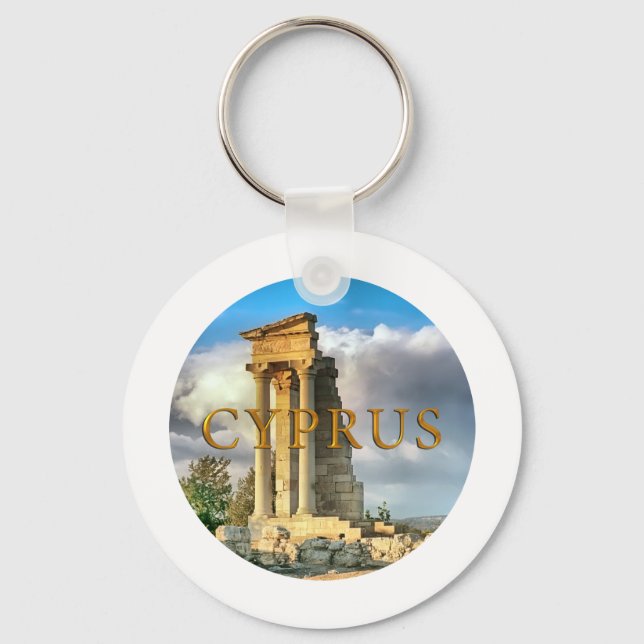 Cyprus ruins key ring (Front)