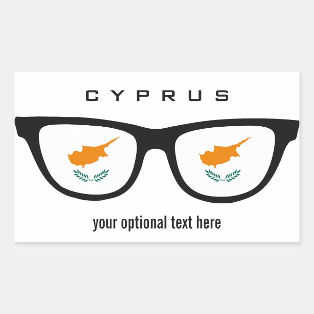 Cyprus Shades custom stickers (Front)