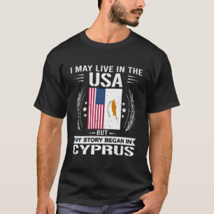 Cyprus Shirt Proud Cyprus And Usa Flags Cypriot