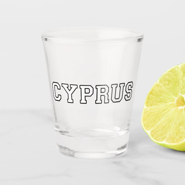 Cyprus Shot Glass (Front)