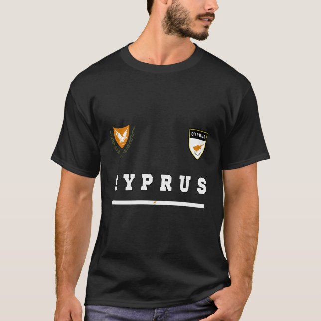 Cyprus Sportsoccer Jersey Tee Flag Football Nicosi (Front)