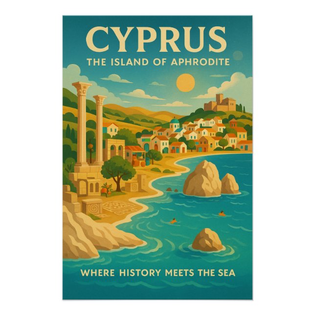 CYPRUS — The Island of Aphrodite Poster (Front)