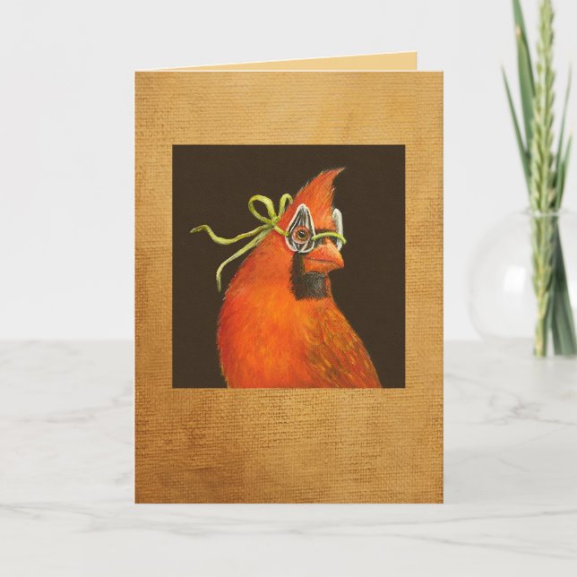 cyrano the cardinal card (Front)