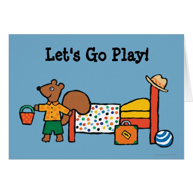 Cyril the Squirrel on Vacation (Front Horizontal)