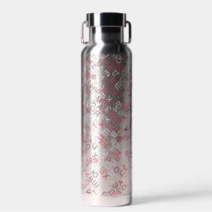 Cyrillic alphabet water bottle