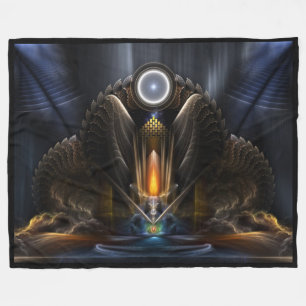Cyritous, Temple Of Orb Of Karinos Fleece Blanket