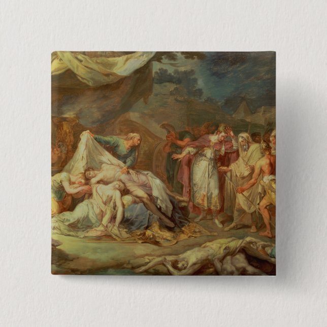 Cyrus the Great 15 Cm Square Badge (Front)