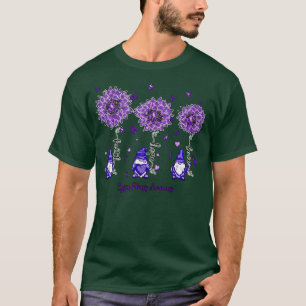 Cystic Fibrosis Awareness gnome faith hope sunflow T-Shirt
