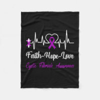 Cystic Fibrosis Awareness Heartbeat Christian Cros