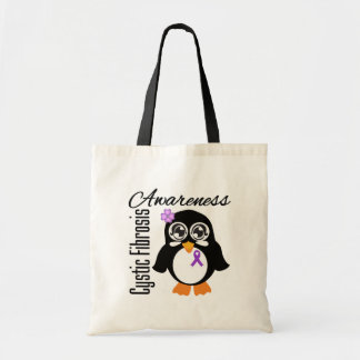 Cystic Fibrosis Awareness Penguin Tote Bag
