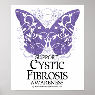 Cystic Fibrosis Butterfly Poster