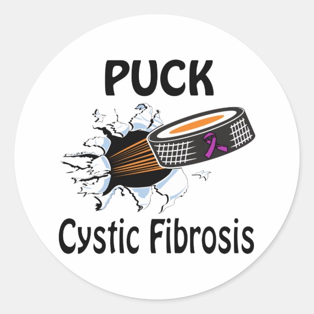 Cystic Fibrosis Classic Round Sticker (Front)