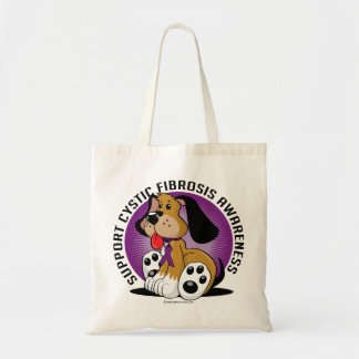Cystic Fibrosis Dog Tote Bag