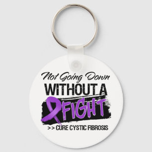 Cystic Fibrosis Not Going Down Without a Fight Key Ring