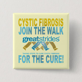 CYSTIC FIBROSIS PIN-ON BUTTON