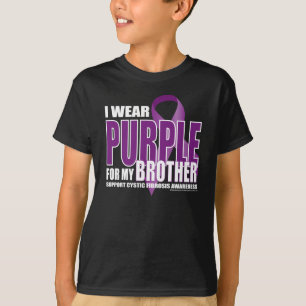 Cystic Fibrosis: Purple for Brother T-Shirt