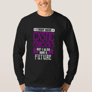 Cystic Fibrosis Purple Ribbon Awareness T-Shirt