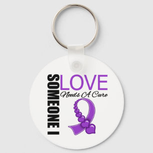 Cystic Fibrosis Someone I Love Needs A Cure Key Ring
