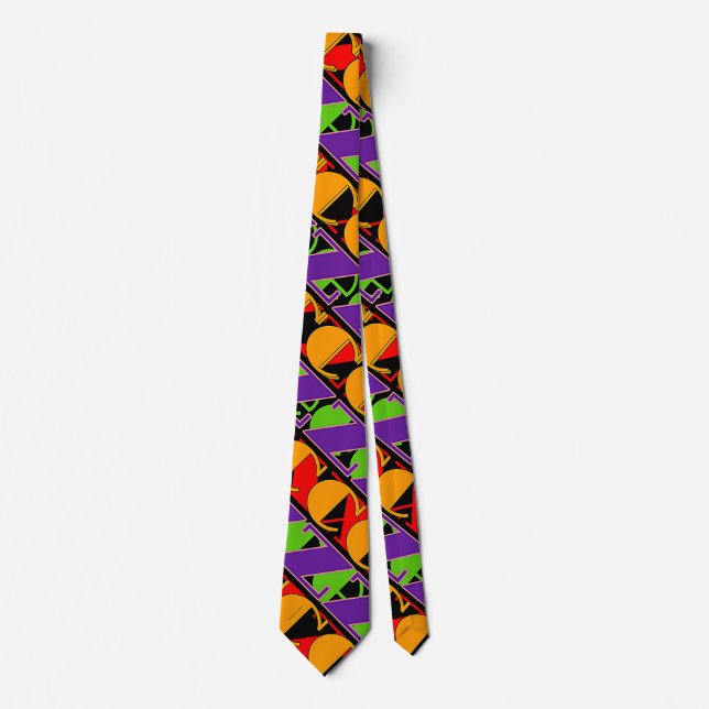 CZ Random Letters  Tie (Front)