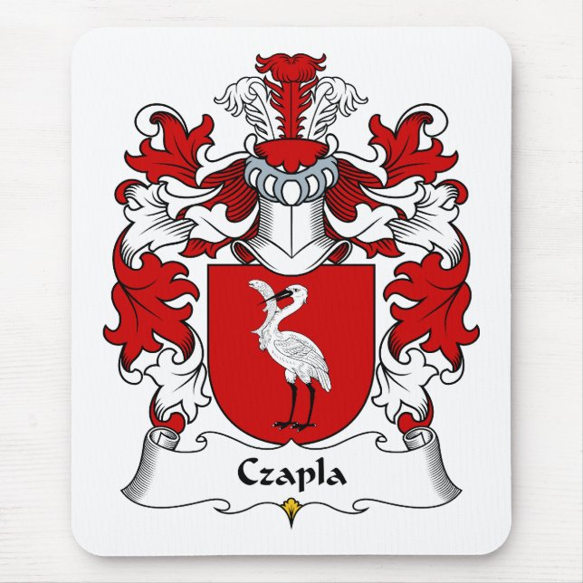Czapla Family Crest Mouse Pad (Front)