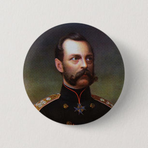 Czar Alexander II 6 Cm Round Badge