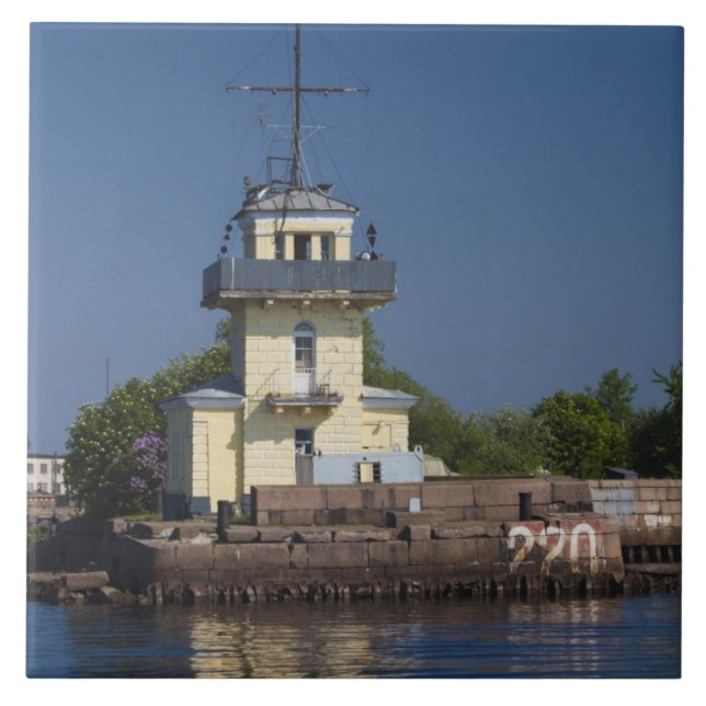 Czar Peter the Greats Naval fortress town Tile (Front)