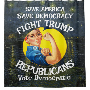 Czar Rue Liar Trump Iran War Bombing Epstein Files Shower Curtain