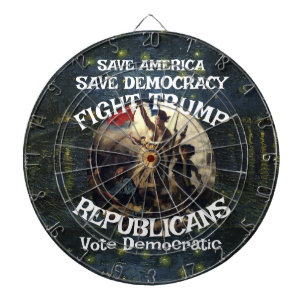Czar Rue Liar Trump POTUS Patriotic MAGA Train WH Dartboard