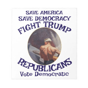 Czar Rue Liar Trump POTUS Patriotic MAGA Train WH Notepad