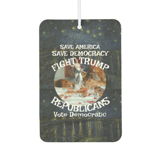 Czar Rue Liar Trump Republican Party USA America Car Air Freshener (Front)