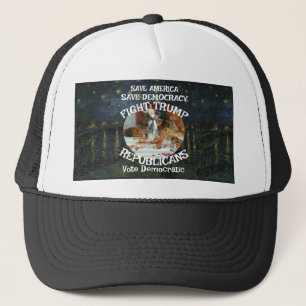 Czar Rue Liar Trump Republican Party USA America Trucker Hat