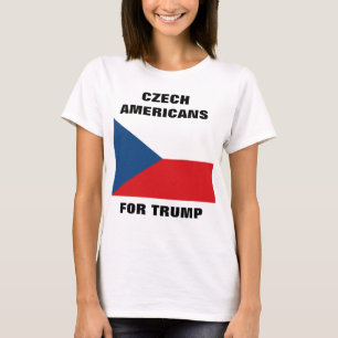 CZECH AMERICANS FOR TRUMP T-Shirt