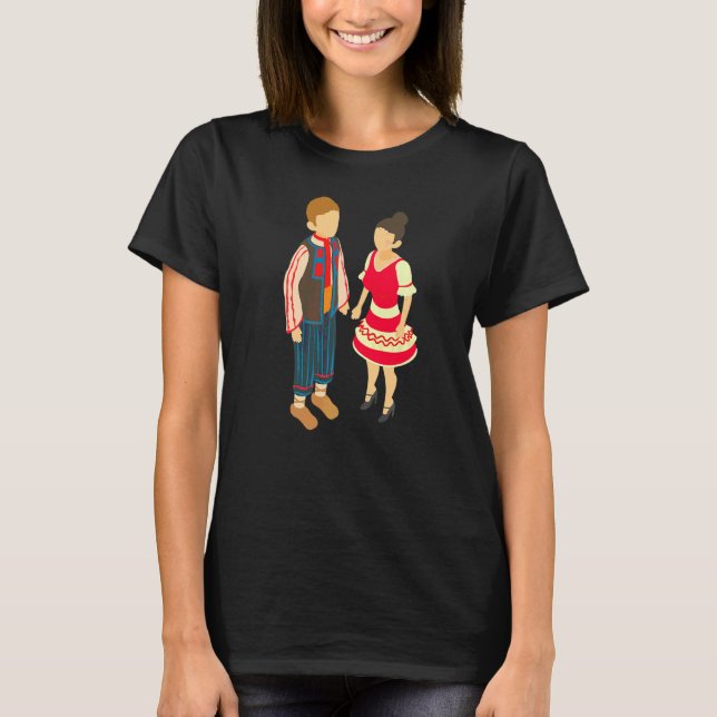 Czech Days Folk Dance T-Shirt (Front)
