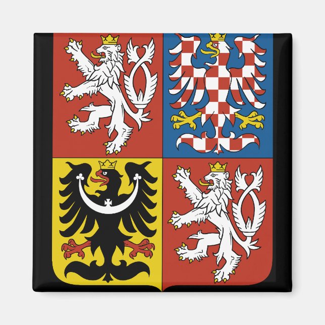 czech emblem magnet (Front)