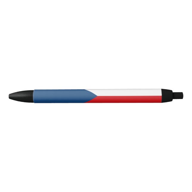 Czech Flag Black Ink Pen (Front)