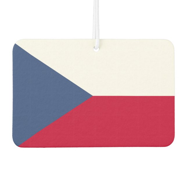 Czech Flag Car Air Freshener (Front)