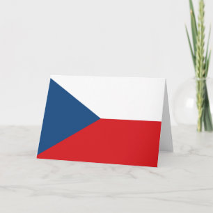 Czech Flag Card