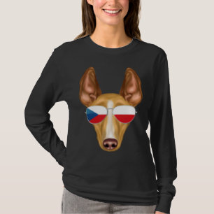 Czech Flag Cirnechi dellu2019Etna Dog Czech Republ T-Shirt