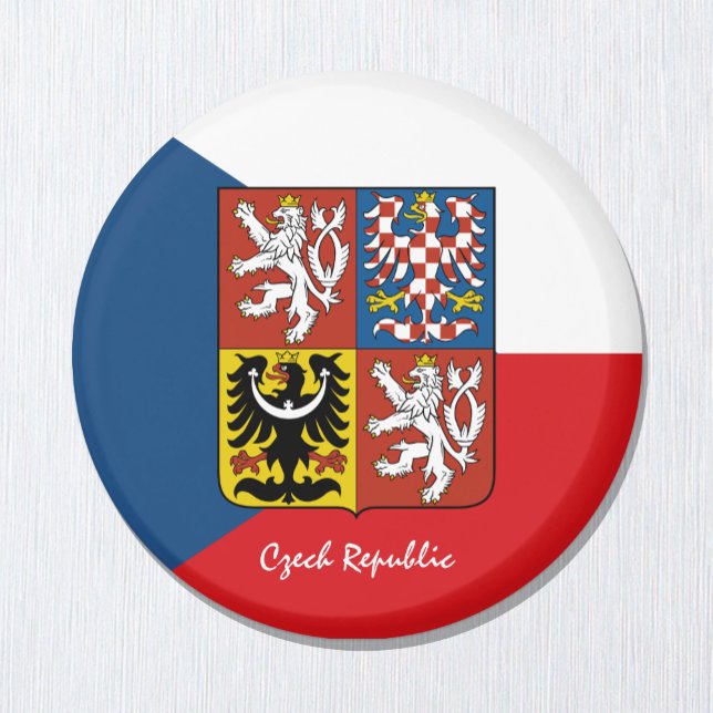 Czech flag & Czech Republic holiday/sports fans  Magnet (Creator Uploaded)
